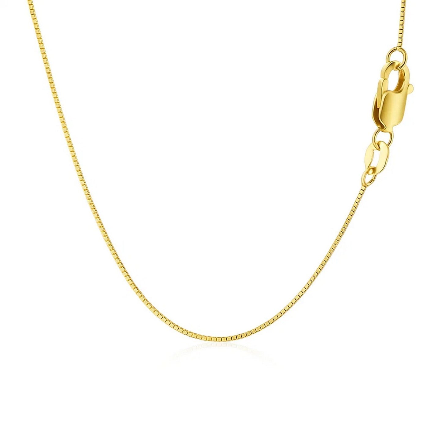 14k Yellow Gold Classic Box Chain (0.60 mm)
