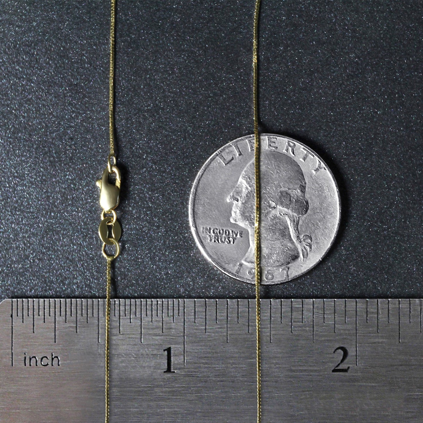 14k Yellow Gold Classic Box Chain (0.60 mm)