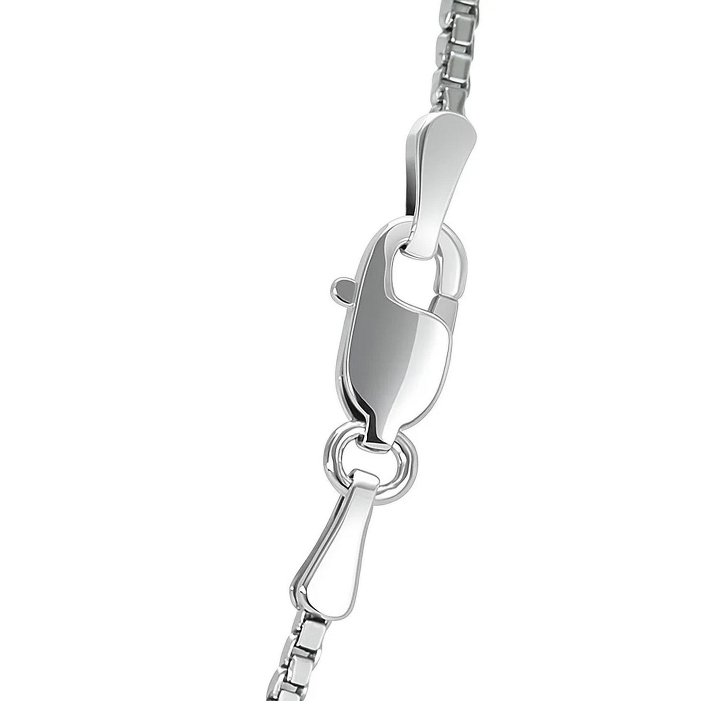 14k White Gold Classic Box Chain (1.4 mm)