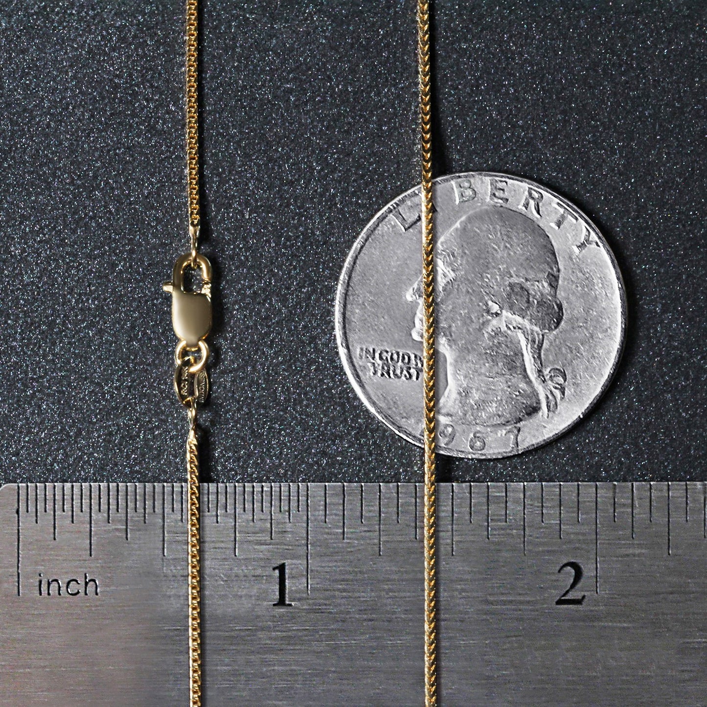 14k Yellow Gold Franco Chain (0.90 mm)