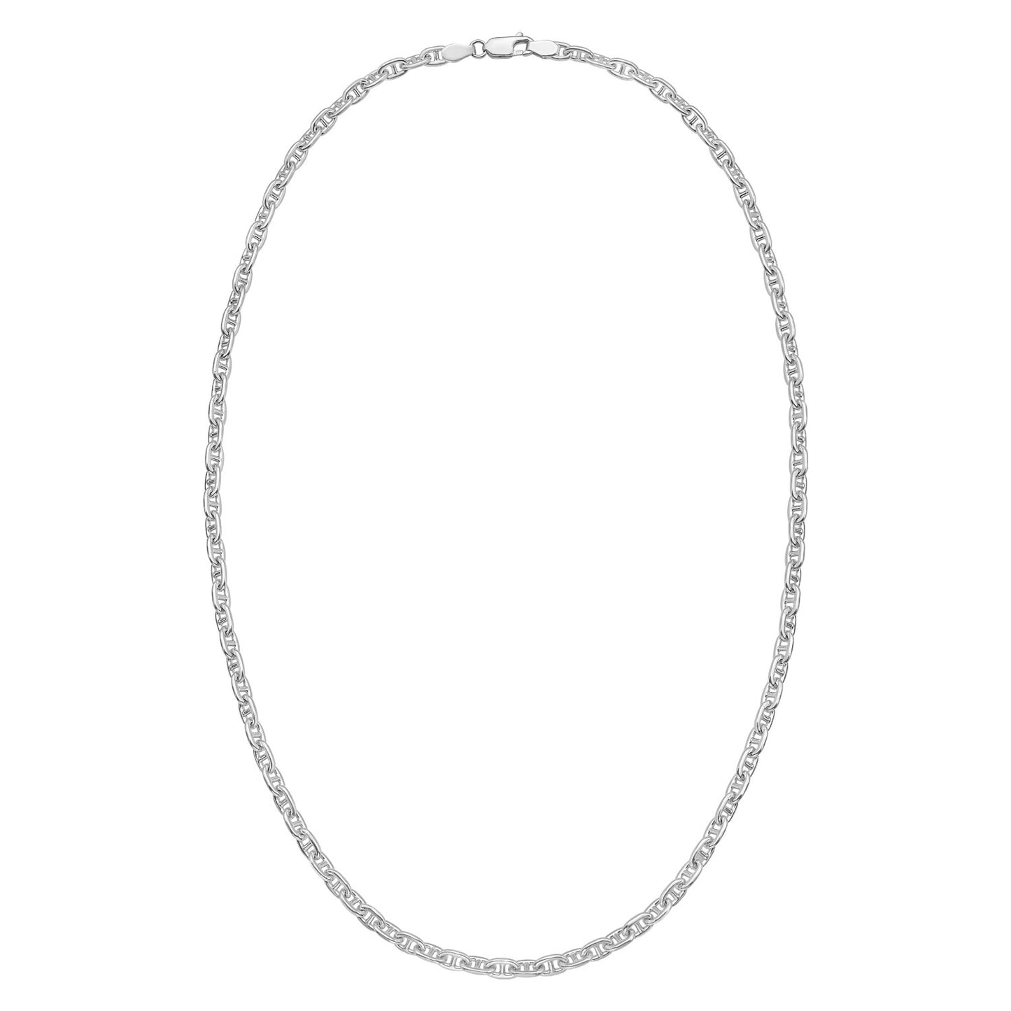 Sterling Silver Anchor Chain Necklace (4.30 mm)