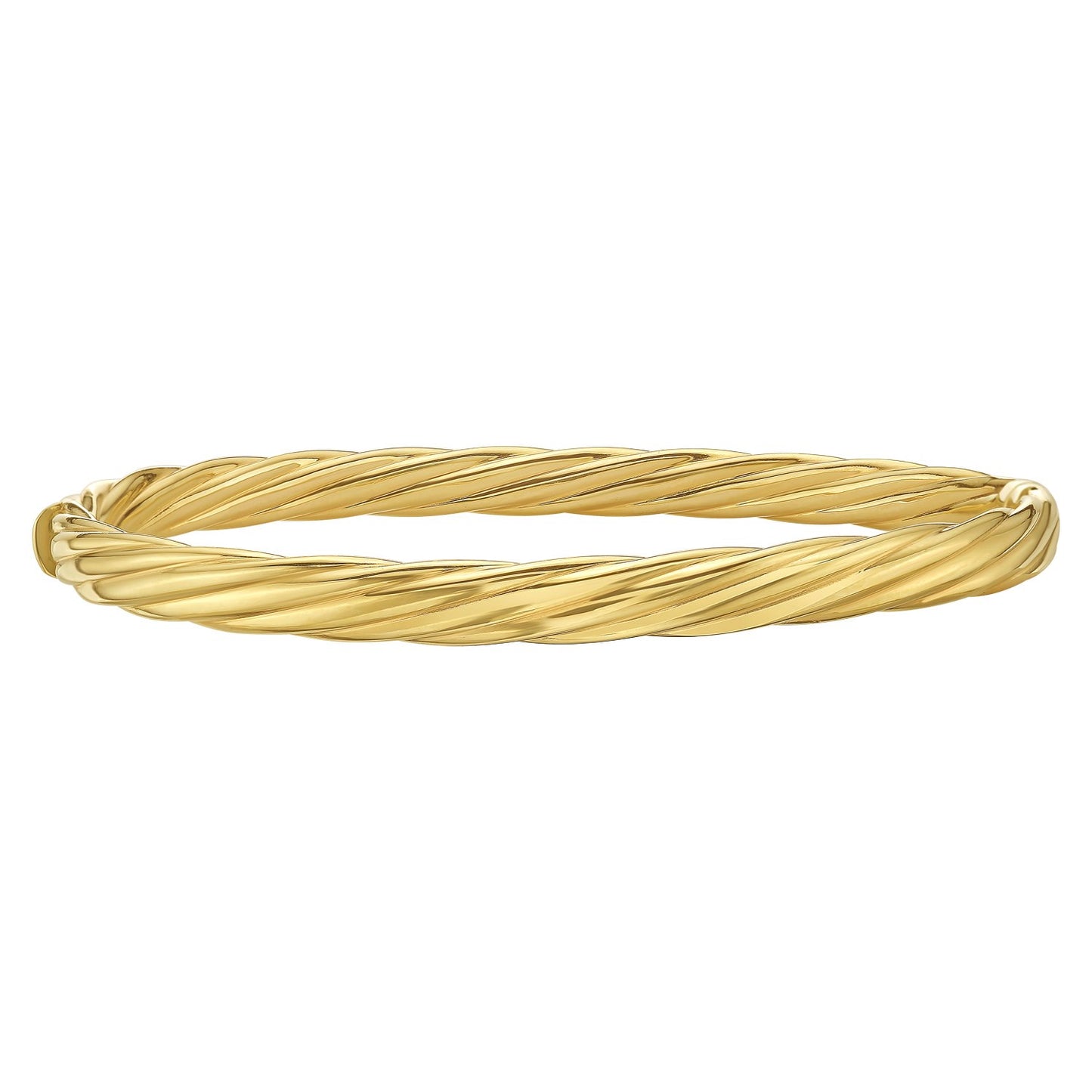 14k Yellow Gold Twist Bangle (5.30 mm)
