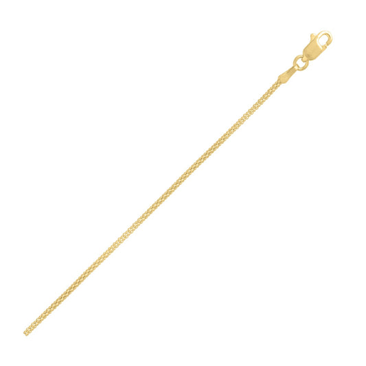 Popcorn Chain in 14k Yellow Gold (1.30 mm)