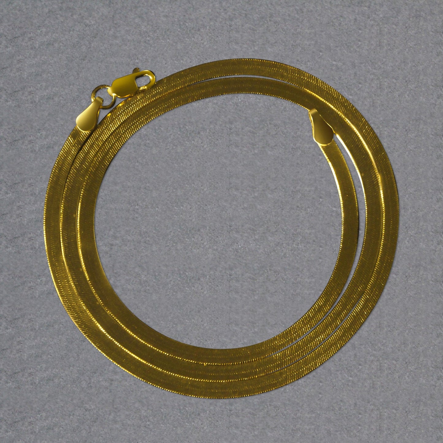14k Yellow Gold Super Flex Herringbone Chain (2.80 mm)
