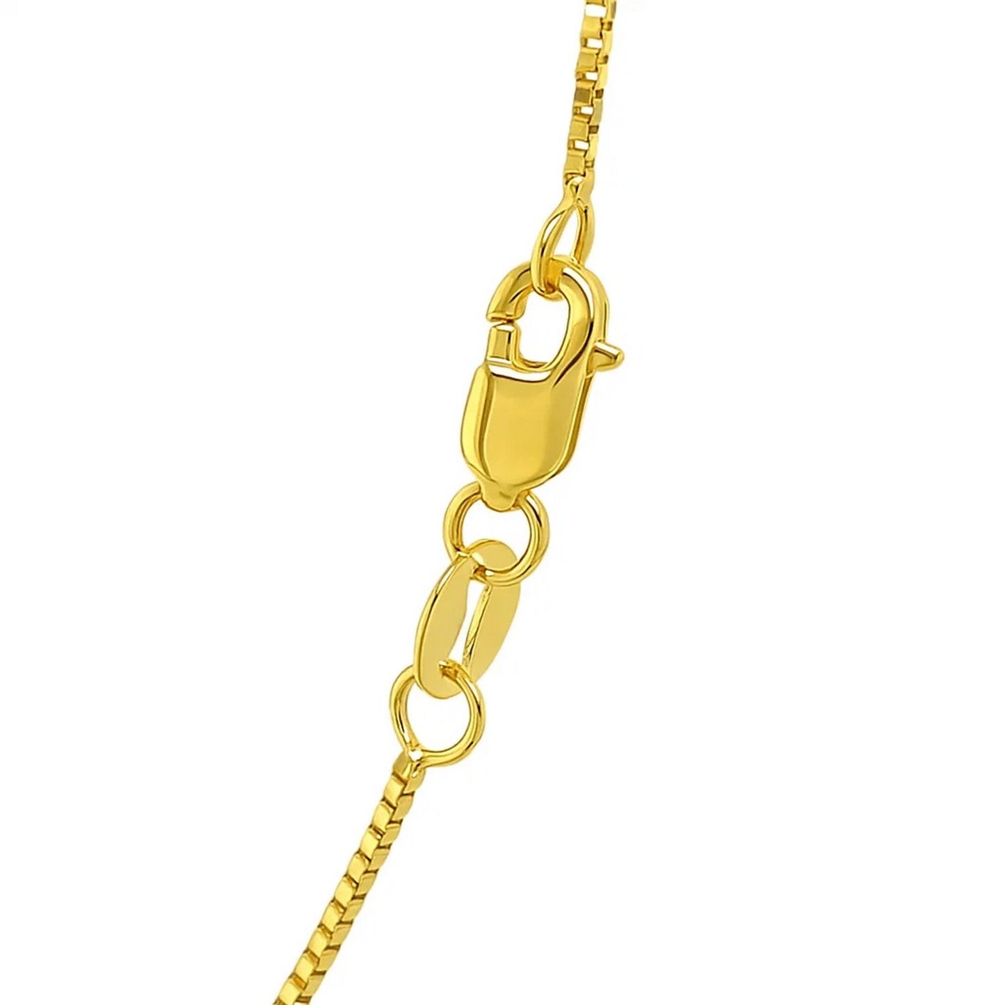 14k Yellow Gold Classic Box Chain (0.75 mm)