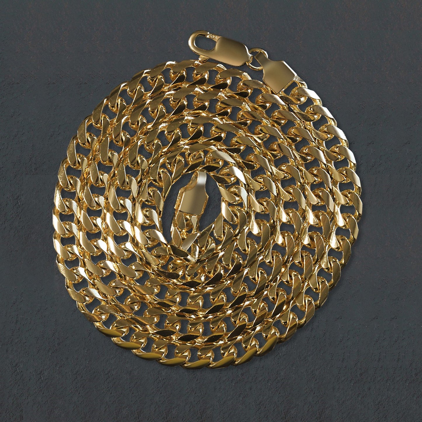 10k Yellow Gold Lite Figaro Chain (6.60 mm)