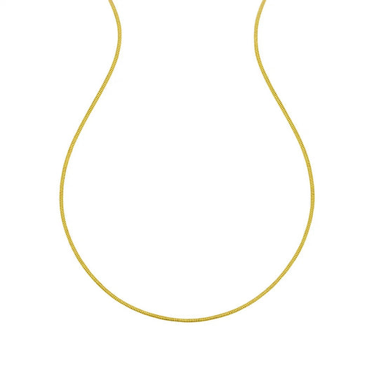 14K Yellow Gold Sparkle Spring Chain Necklace (1.90 mm)