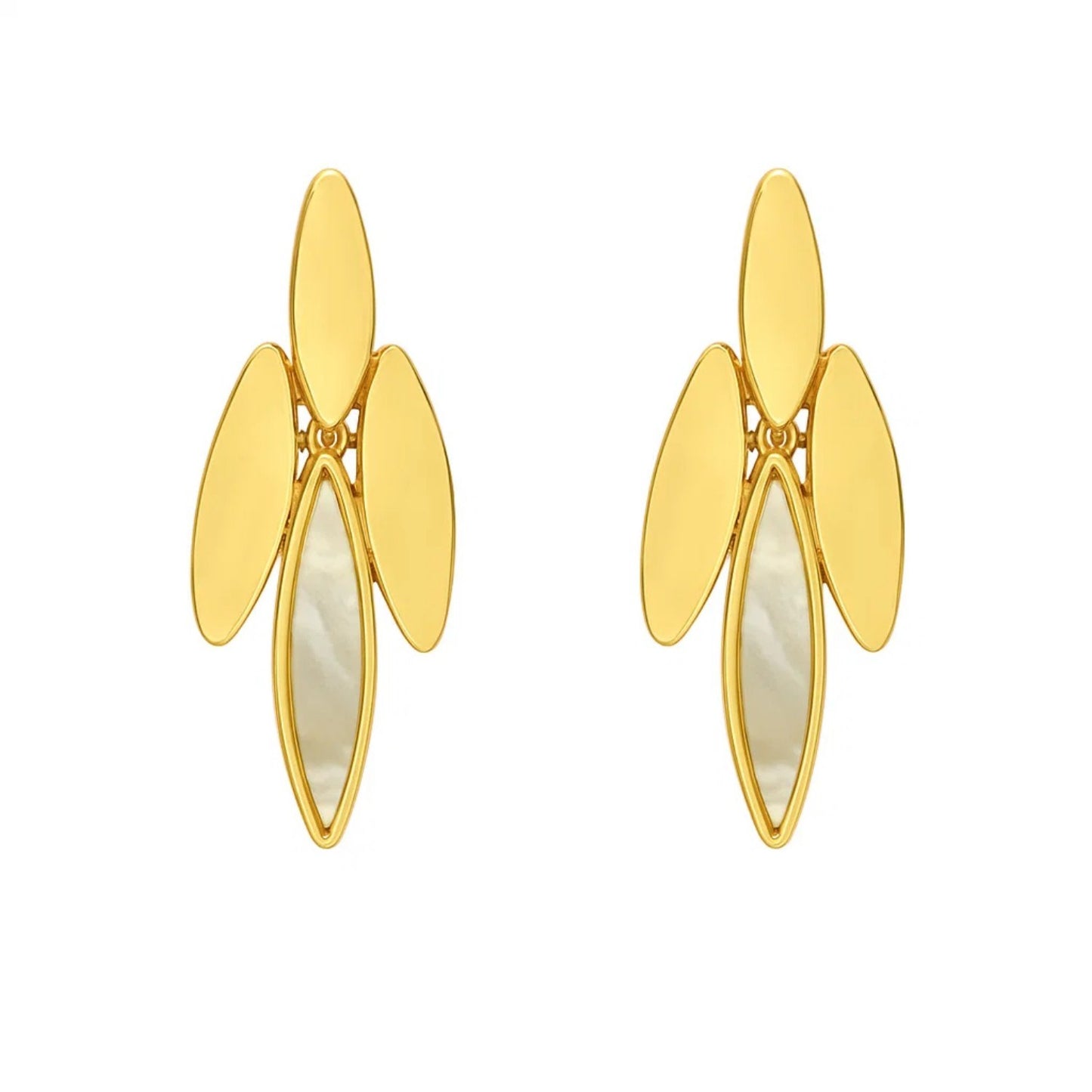 14K Yellow Gold La Grand Dame Earrings