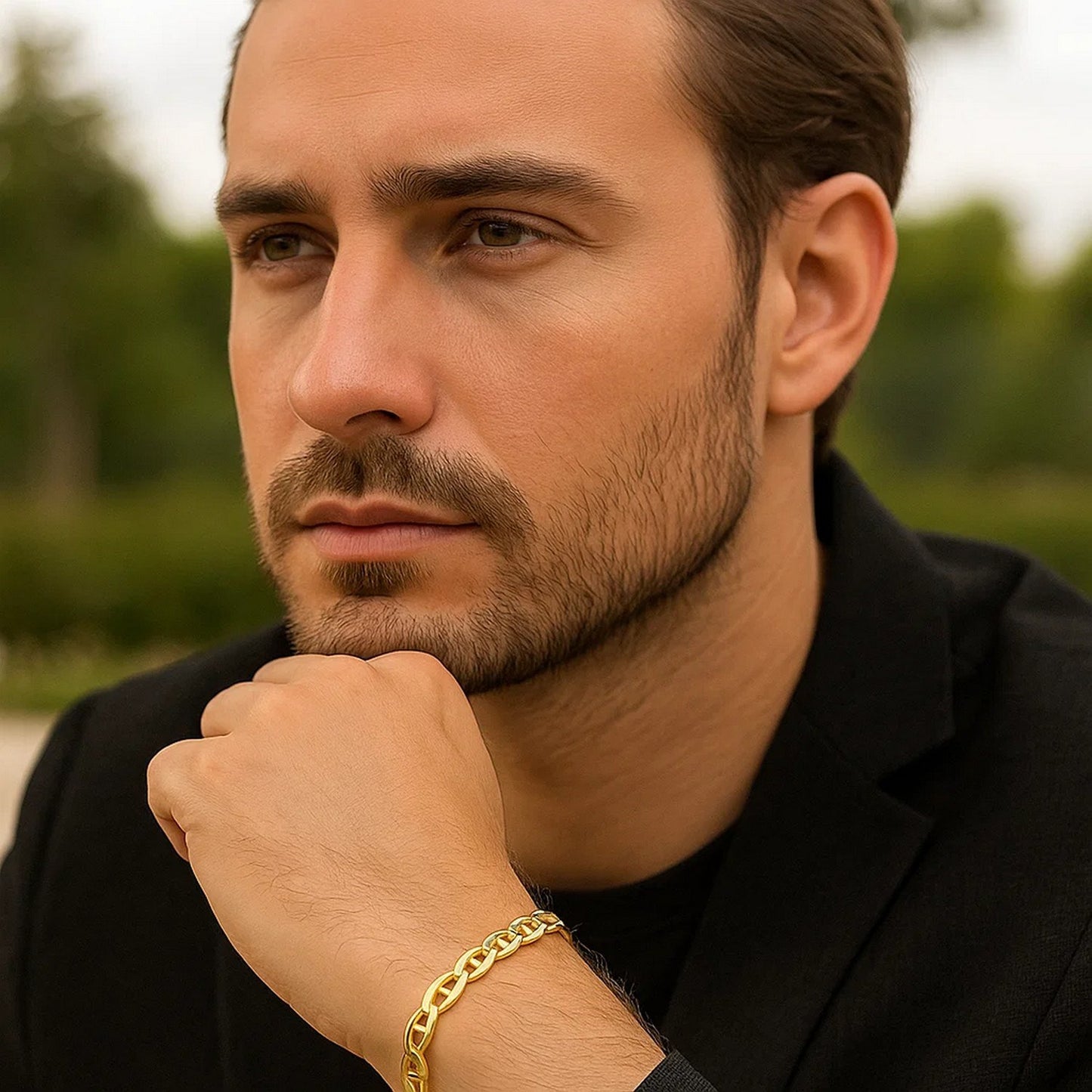 10k Yellow Gold Mariner Link Bracelet (5.10 mm)