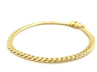 10k Yellow Gold Classic Miami Cuban Solid Bracelet (5.00 mm)