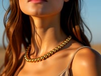 14k Yellow Gold Bead Chain (8mm)